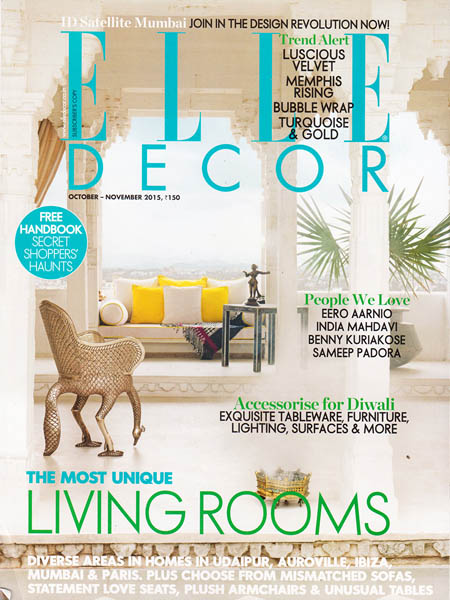 Elle Decor | November 2015